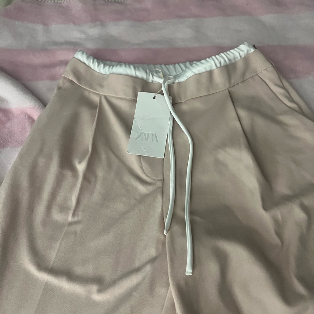 Zara Elastic Waist Pants